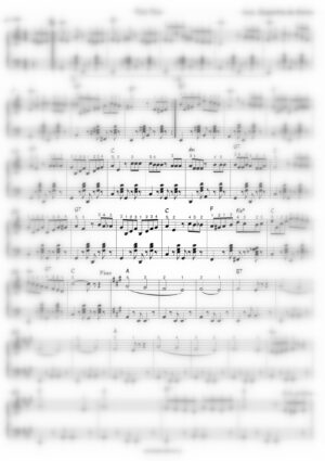 Tico-Tico nuty na akordeon z aplikaturą. Zwykłe i podpisane literowo