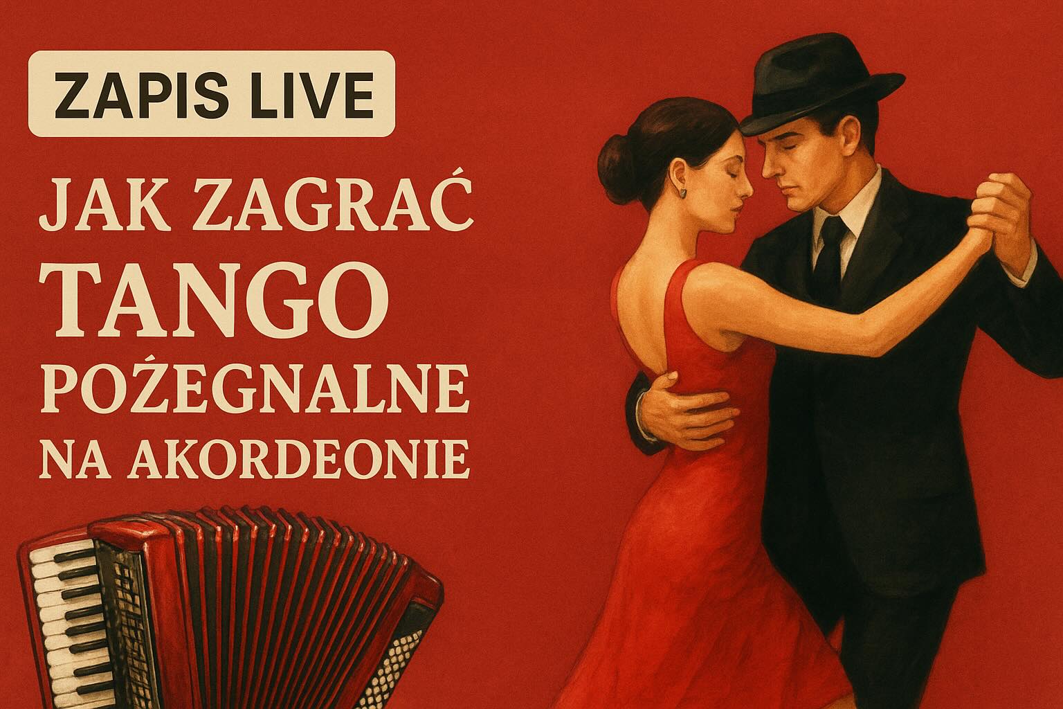 Zapis szkolenia Live "Jak zagrać Tango na akordeonie" - Tango Pożegnalne