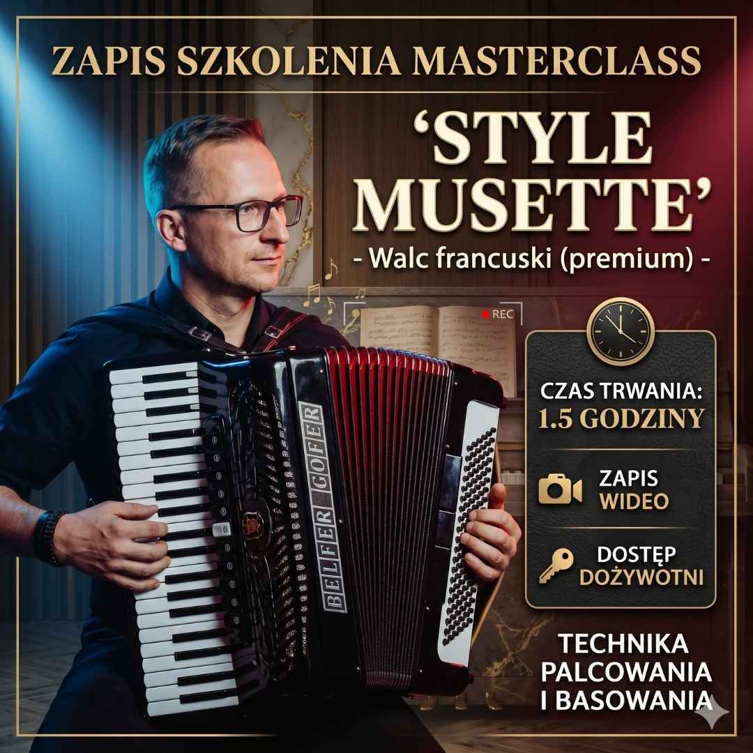Jak zagrać walca "Style Musette" - Techniki gry na akordeonie